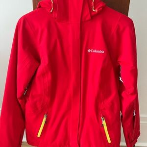 Columbia Omni-Heat Insulated Ski / Snowboard Red Jacket XS